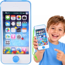 Gioco ad acqua a forma di smartphone con palline