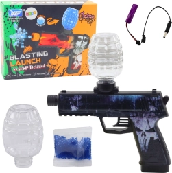 Pistola ad acqua gelata con disegno teschio