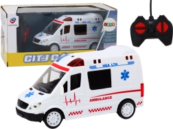 Ambulanza radiocomandata RC Luci Suoni Bianca