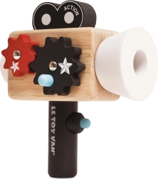 Le Toy Van macchina da presa cinematografica in legno hollywoodiana per il gioco di ruolo