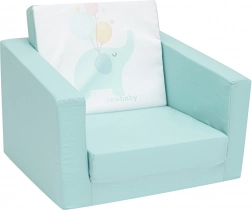 Poltroncina pieghevole per bambini New Baby Elephant menta