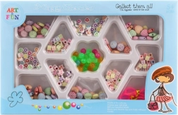 Set di perline in plastica in scatola per bambini