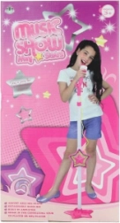 Microfono per ragazze con supporto e collegamento MP3