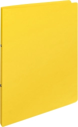 Raccoglitore giallo in cartoncino formato A4 con 2 anelli