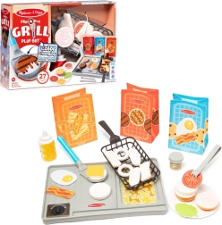 Melissa & Doug Flip & Fry set per grigliare con alimenti che cambiano colore, 27 pezzi
