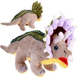 Giocattolo di peluche Triceratops 30 cm dinosauro