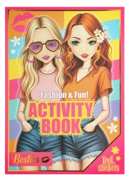 Libro di creatività della moda Fashion and Fun A4 Besties