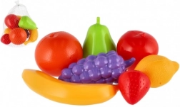 Frutta di plastica per cucina dei bambini in rete (7 pz)