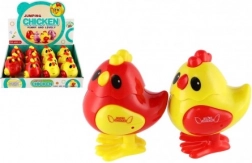 Pulcino saltellante a carica in plastica 7 × 9 cm, 2 colori