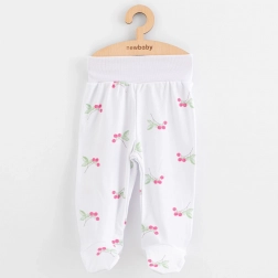 mezzi pantaloni per bambini New Baby Classic II lampone 56 (0–3 mesi)