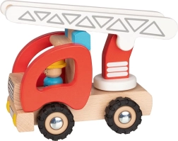 Camion dei pompieri con scala