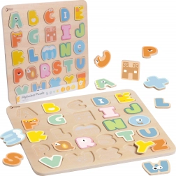 Classic World puzzle di legno Montessori alfabeto 27 pz