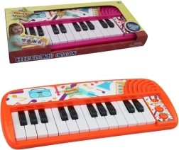 Pianino elettronico per bambini, 24 tasti, 30 cm