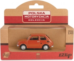 Modello auto FIAT 126p PRL marrone 1:43