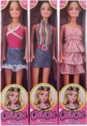 Bambola con abito alla moda 29 cm