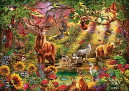 Puzzle 1000 pezzi ART PUZZLE Foresta magica