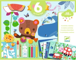 Attività creative Djeco Topo e i suoi amici