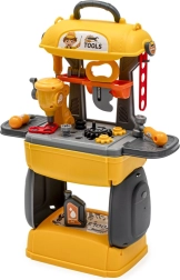 Banco da lavoro per bambini con attrezzi 3 in 1 Baby Mix – valigetta con 28 pezzi