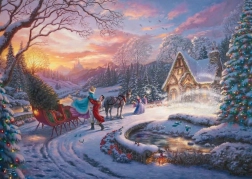 Disney Cenerentola con il principe a Natale 1000 pezzi puzzle