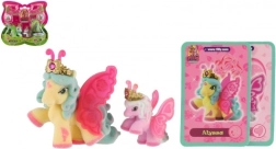 Filly Butterfly set famiglia – set di 2 cavallini di peluche con accessori
