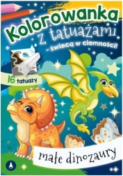 Tatuaggi luminosi al buio – piccoli dinosauri