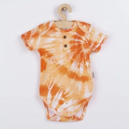 Body neonato in cotone a maniche corte Nicol Tomi – arancione