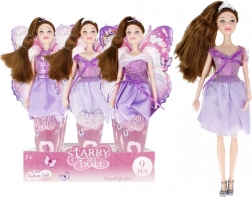 bambola con vestito viola 29 cm