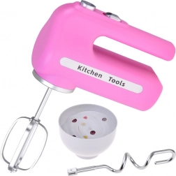Frullatore interattivo rosa per bambini con ciotola e 2 accessori