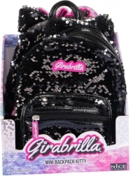 Zaino GIRABRILLA gattina nero con paillettes
