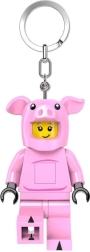 Portachiavi LEGO minifigure maialino con luce