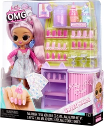 L.O.L. Surprise! OMG Sweet Nails set creativo con bambola
