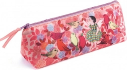 Astuccio in tessuto Djeco Ragazza con uccellino