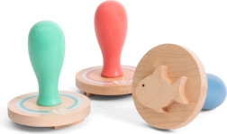 Timbri per sabbia con motivi di animali marini