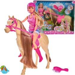 Bambola equestre Steffi Love con cavallo e accessori