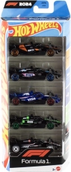 Hot Wheels Formula 1 – set da 5 macchinine in metallo 1:64