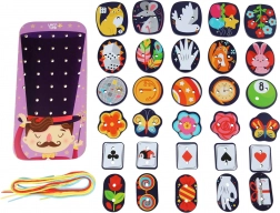 Lucy & Leo set di infilatura in legno magico