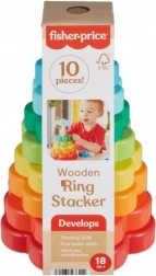 Piramide di legno Fisher-Price Forme di Fiori
