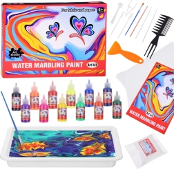 Set per marmorizzazione sull’acqua Ebru – 12 colori
