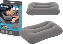Cuscino gonfiabile in velluto grigio Bestway