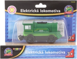Locomotiva elettrica verde per bambini