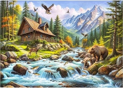 Cherry Pazzi puzzle Valle Vivace 1000 pezzi