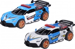 Auto della polizia a frizione con effetti luminosi e sonori 18 cm