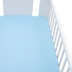 lenzuolo jersey per lettino New Baby 120 × 60 blu
