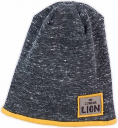 Cappellino per neonato Nicol Prince Lion, grigio melange
