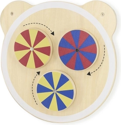 Lavagna da parete in legno – orsetto, Montessori, FSC