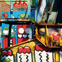 Puzzle quadrato CURIOSI Amsterdam – motivo III, 80 pezzi