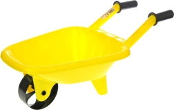 Carriola in plastica per bambini gialla 60 × 25 × 30 cm