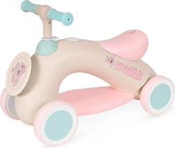 triciclo senza pedali per bambini koala con cinghia di traino