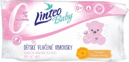Salviette umidificate per bambini con calendula LINTEO Baby 24 pz