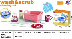 Set di pulizia per bambini con accessori – blu